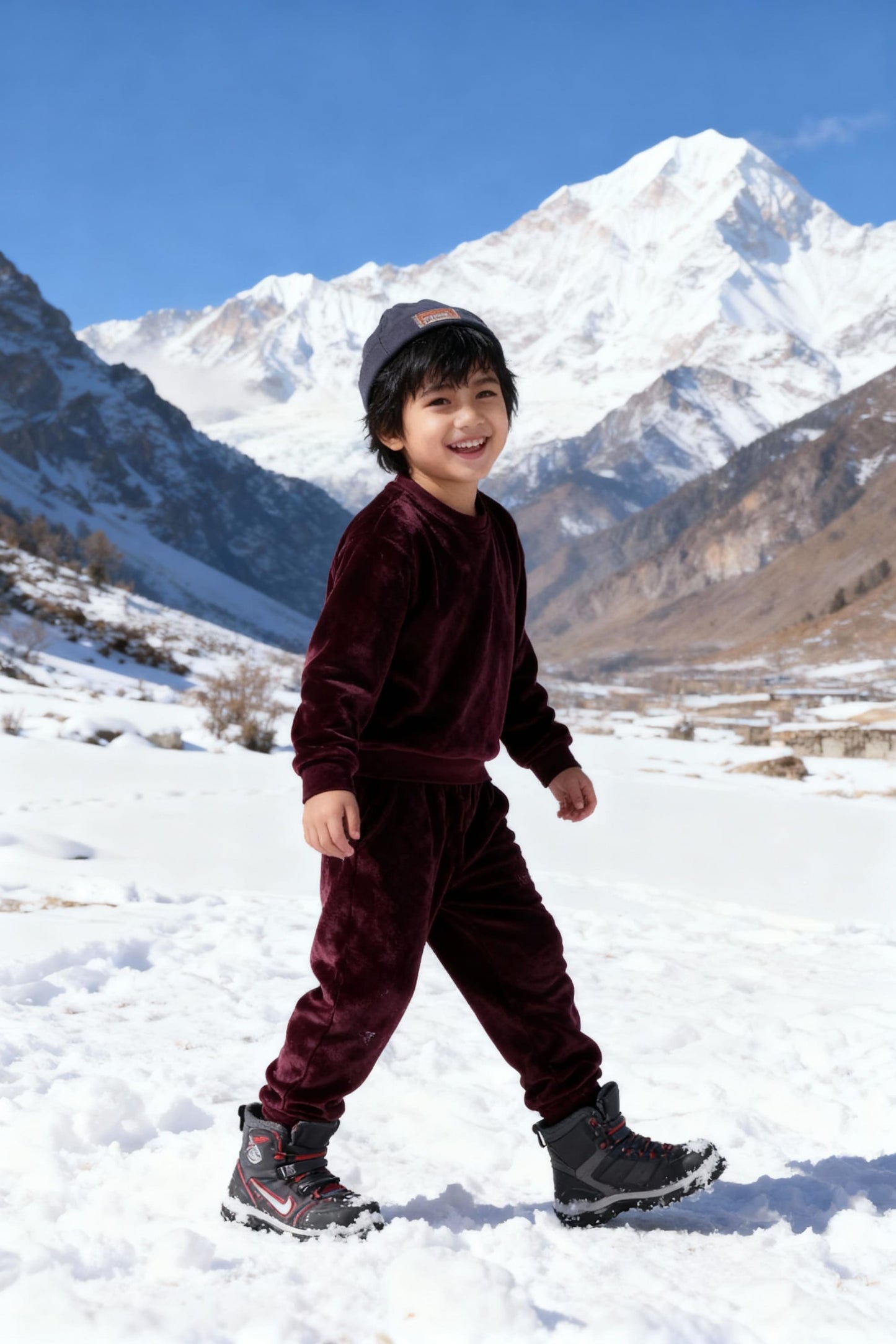 Bebe Unicorn Gender Neutral Super Soft Coord Sets Wine