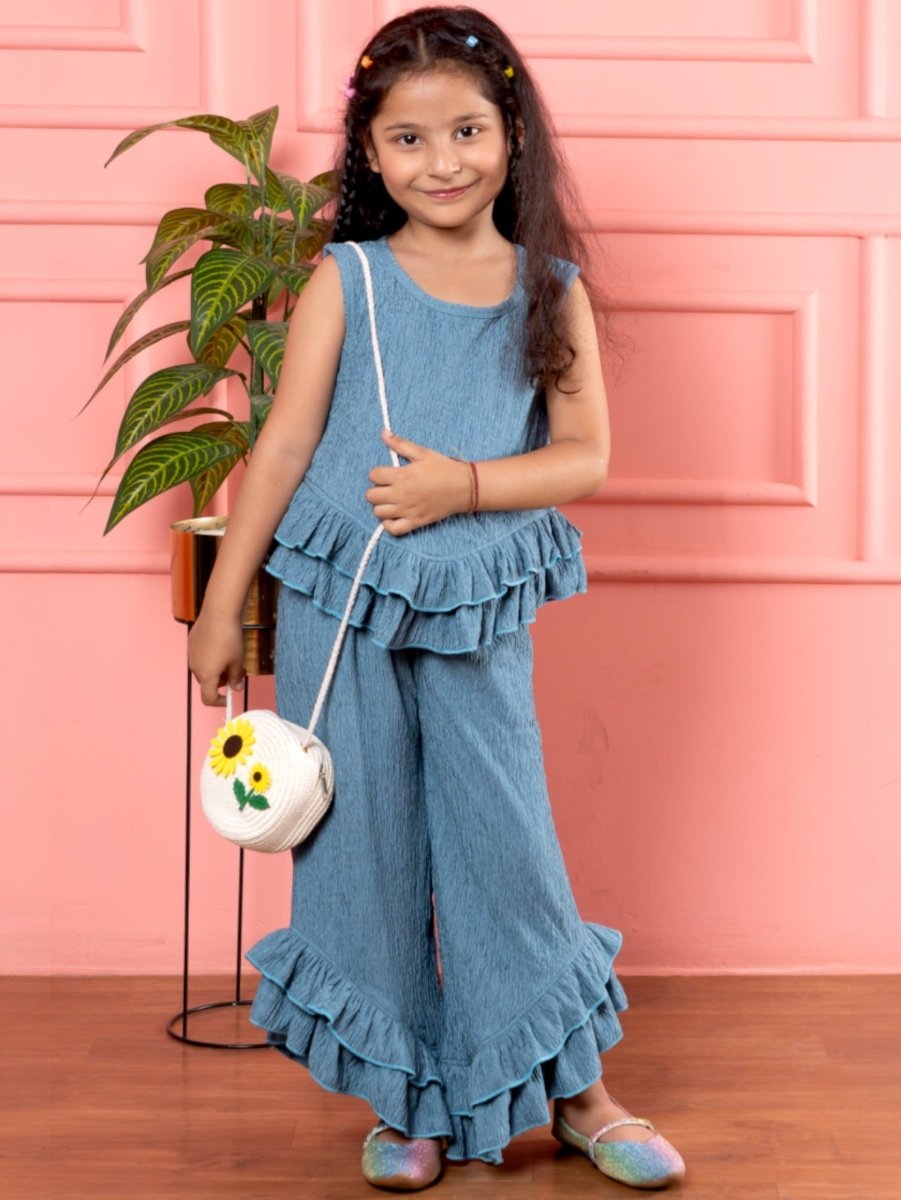 Bebe Unicorn Casual Scrumble Coord Set for Girls - Bebe Unicorn