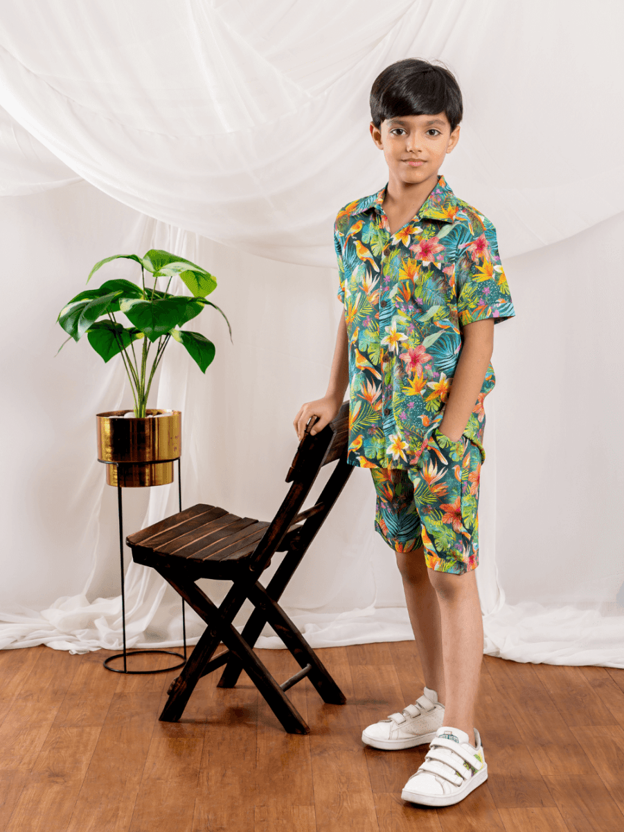 Floral Paradise Co - ord Set - Bebe Unicorn