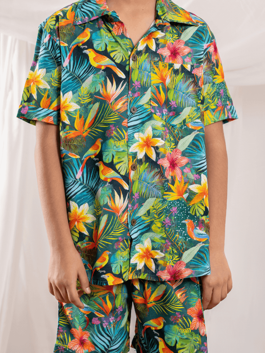 Floral Paradise Co - ord Set - Bebe Unicorn