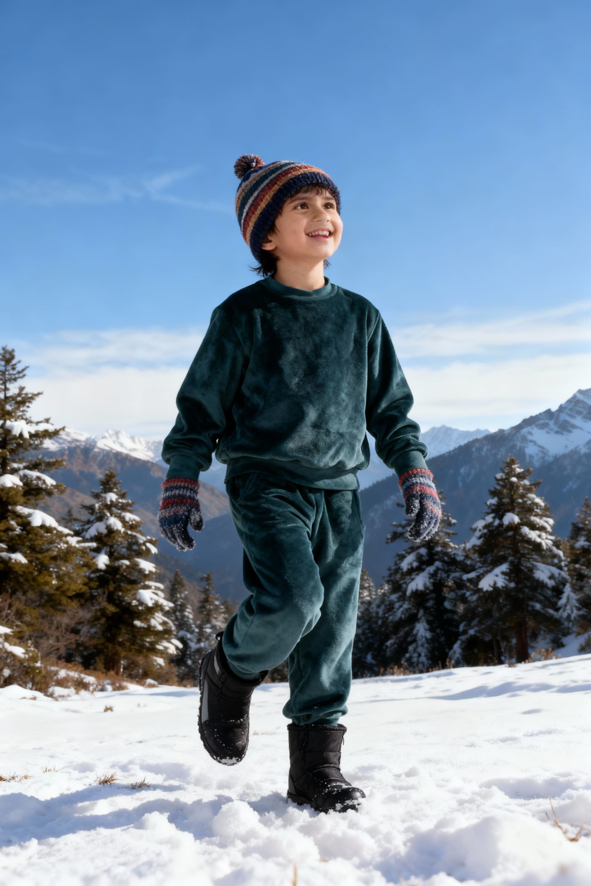 Bebe Unicorn Gender Neutral Super Soft Coord Sets Green