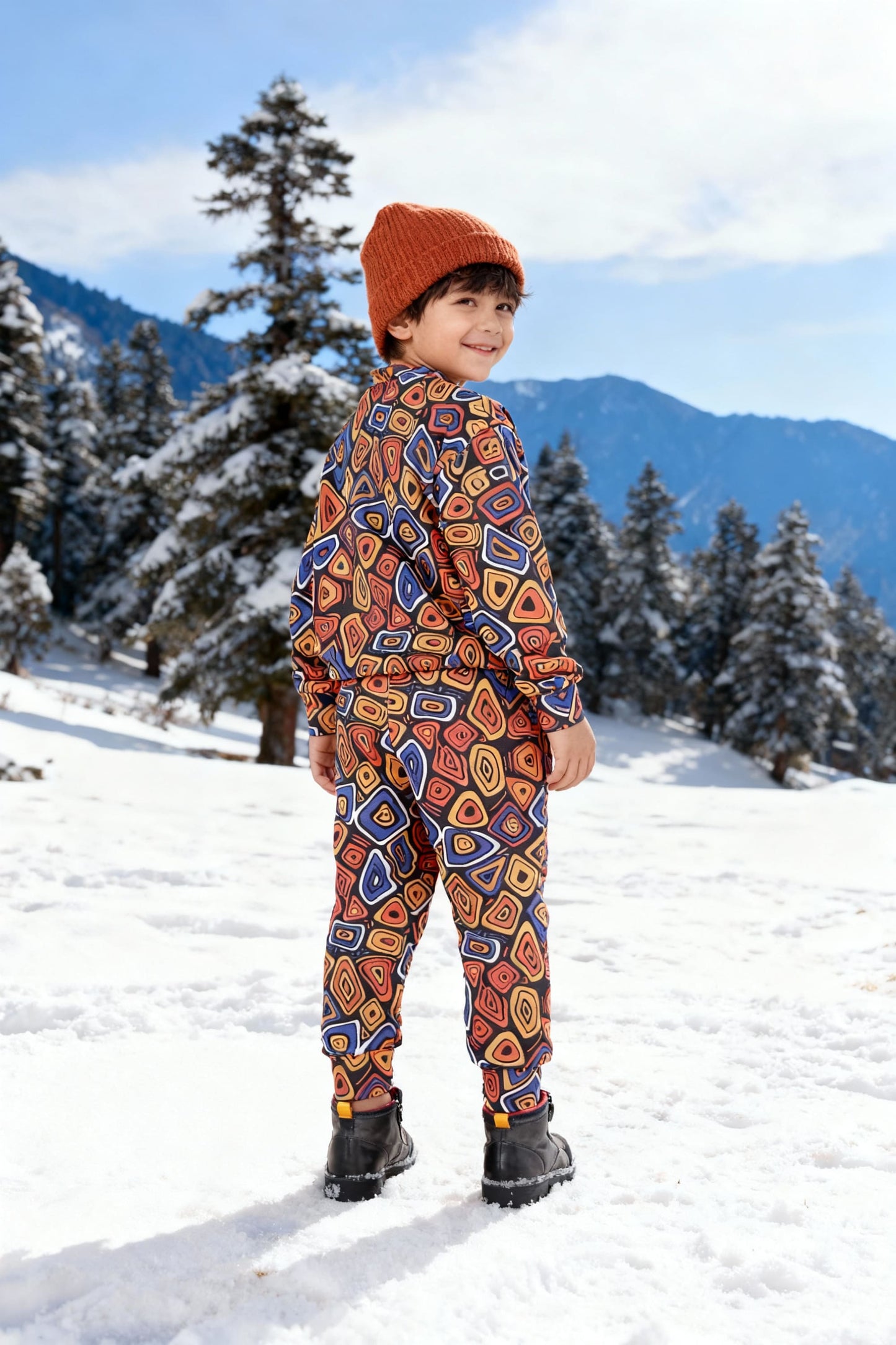 Bebe Unicorn Gender Neutral Looper Coord Set (African)