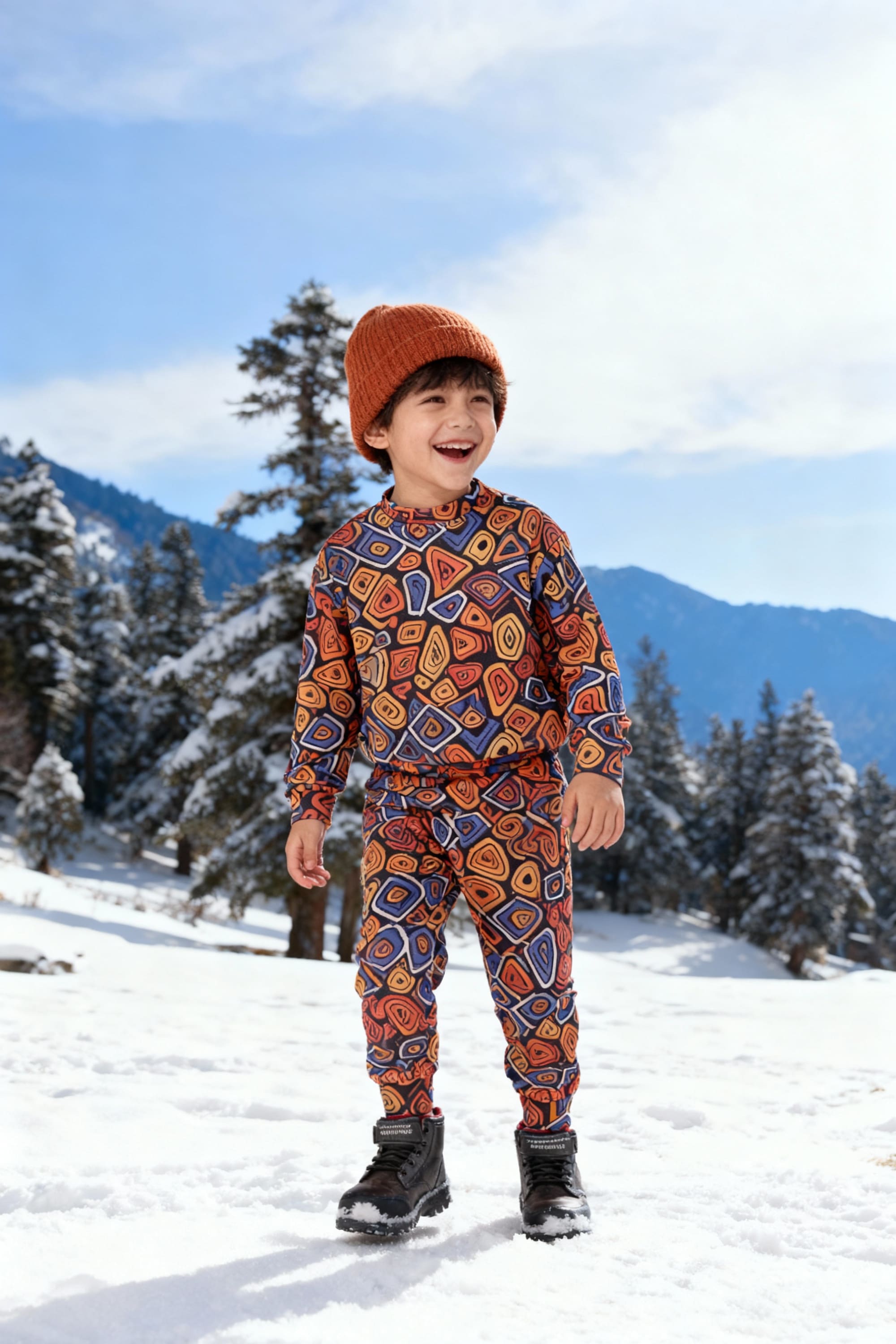 Bebe Unicorn Gender Neutral Looper Coord Set (African)