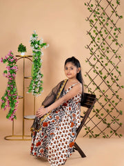 Angrakha Style Full Flared Long Dress