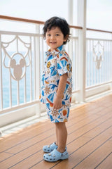 Boys Nautical Sailboat Print Coord Set