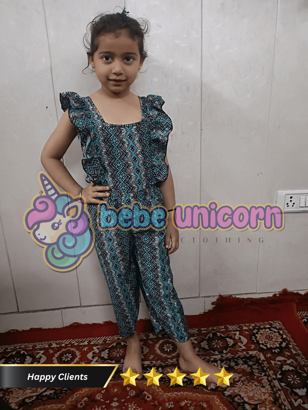 Unicorn Crepe Jumpsuit