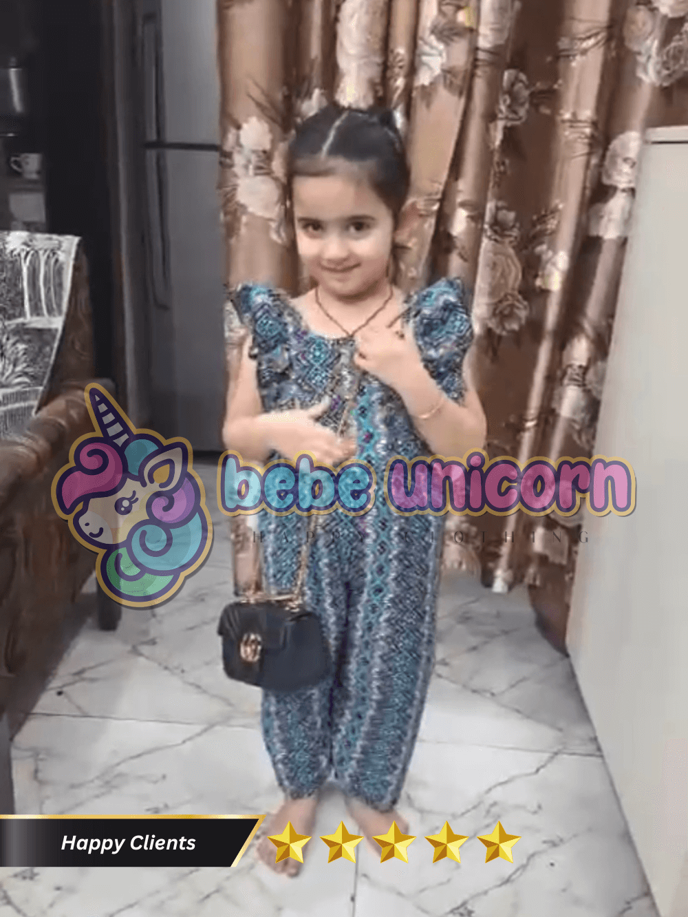 Unicorn Crepe Jumpsuit