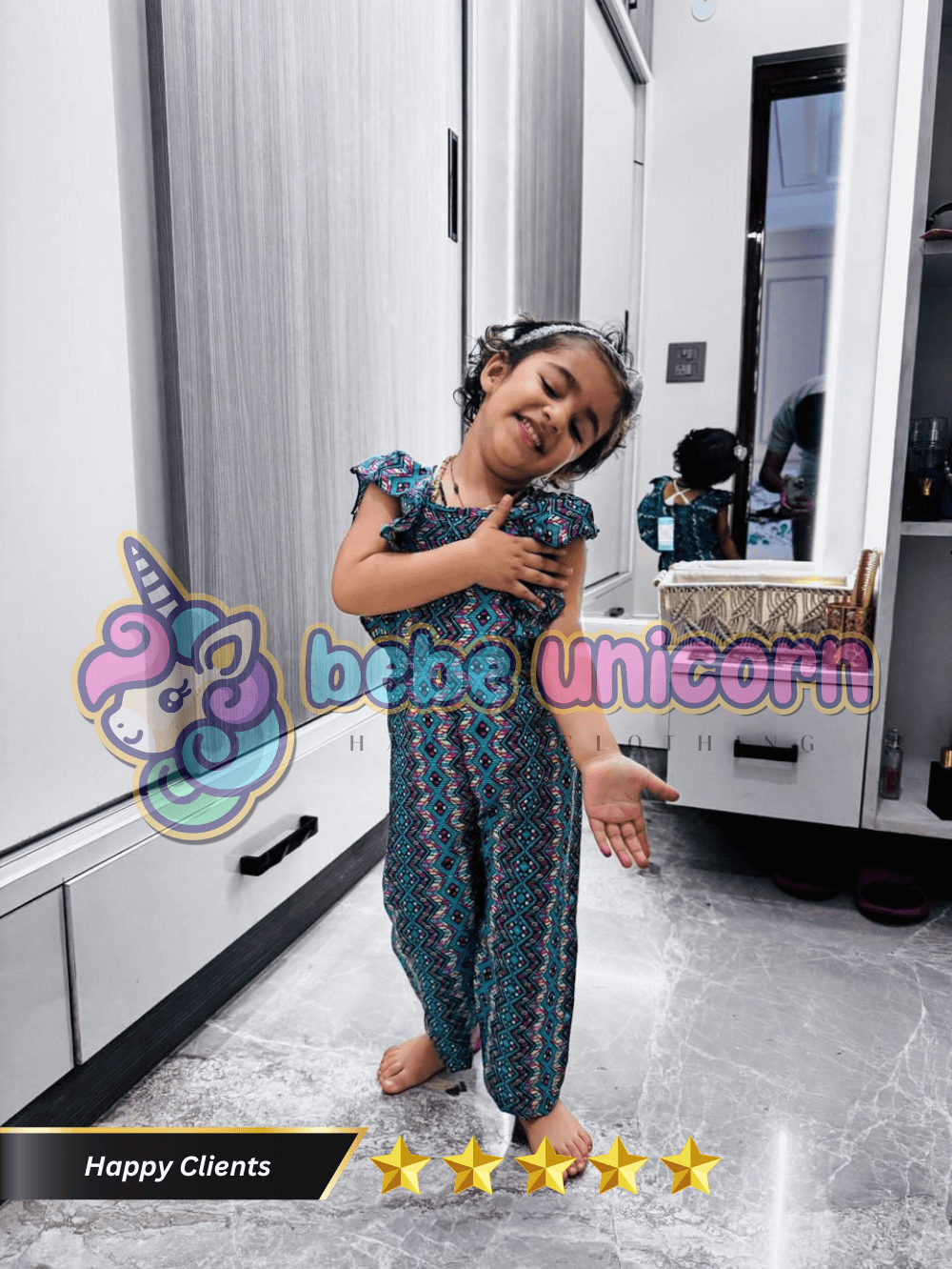 Unicorn Crepe Jumpsuit