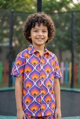 Regal Peacock Co-ord Set