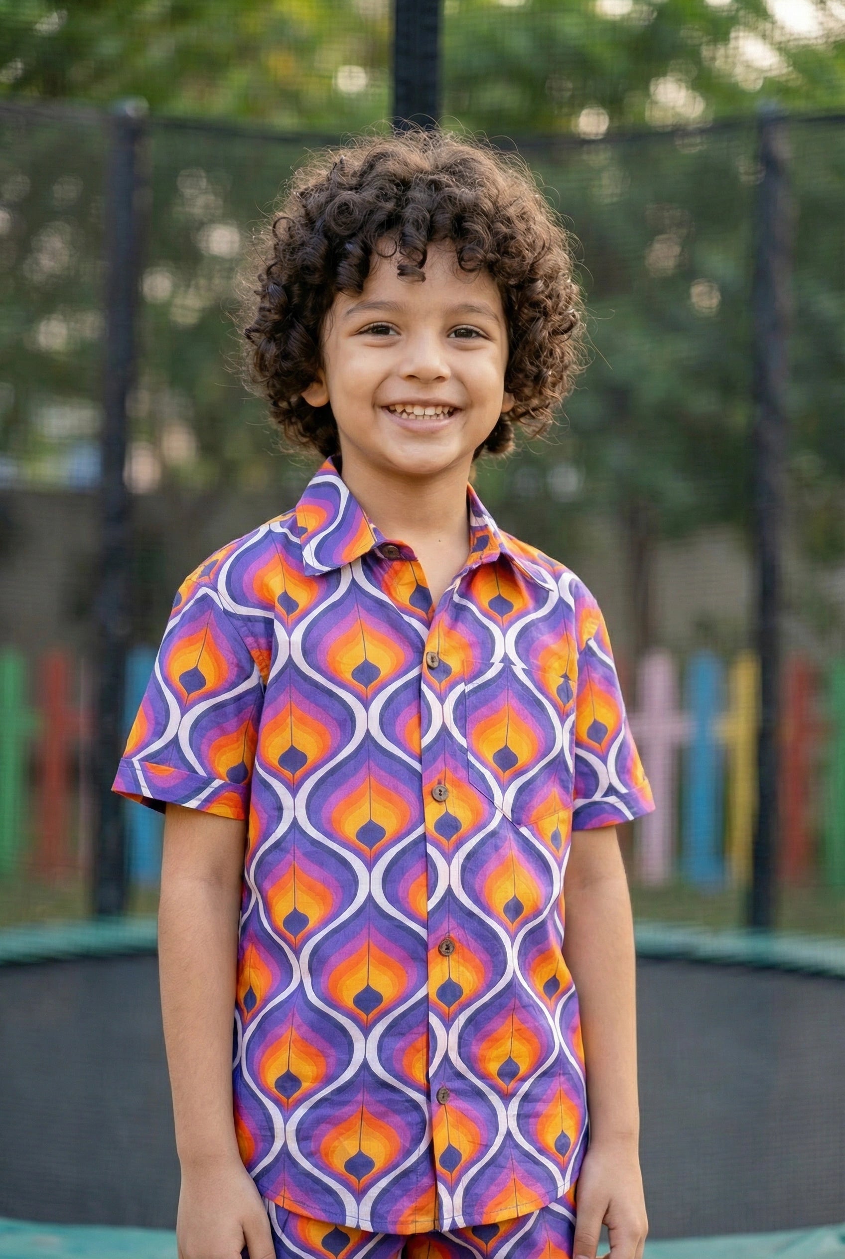 Regal Peacock Co-ord Set