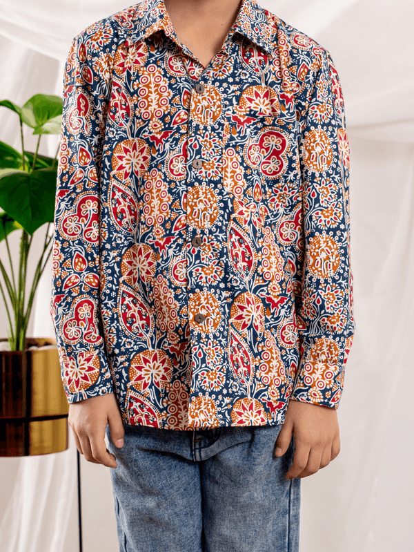 Playful Blue Shirt