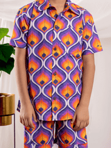 Regal Peacock Co-ord Set