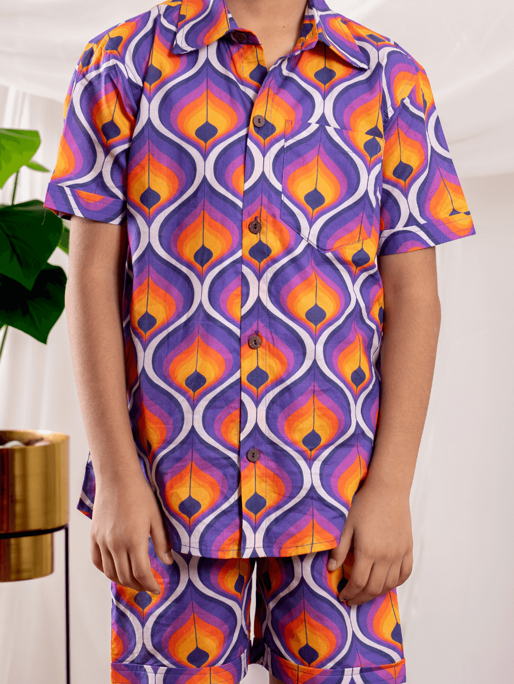 Regal Peacock Co-ord Set