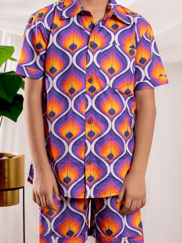 Regal Peacock Co-ord Set