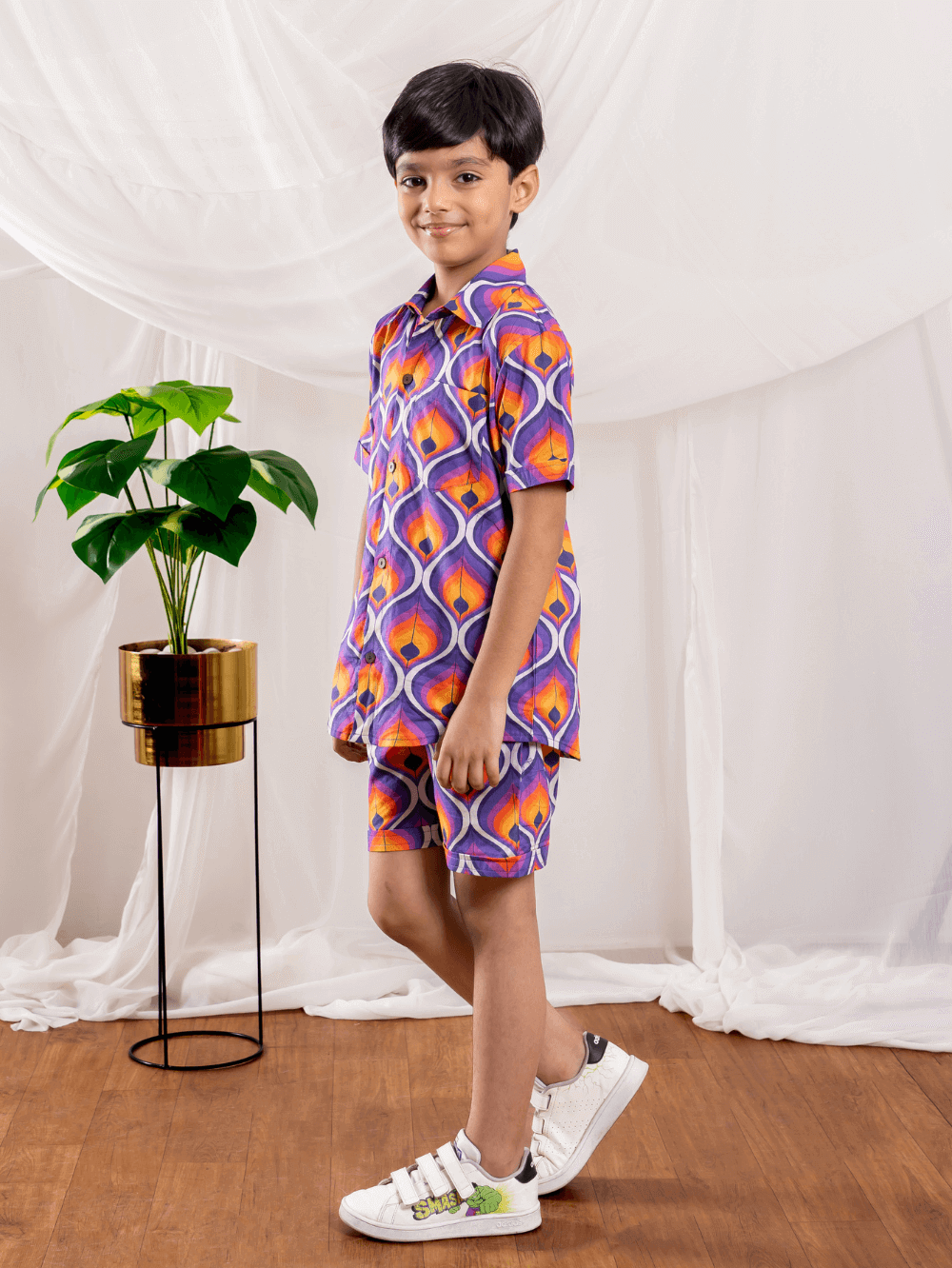 Regal Peacock Co-ord Set