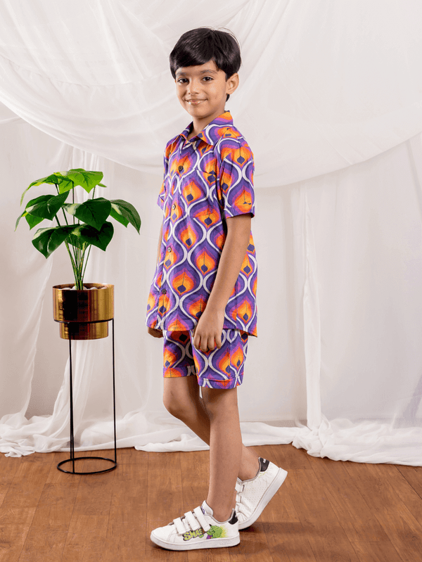 Regal Peacock Co-ord Set