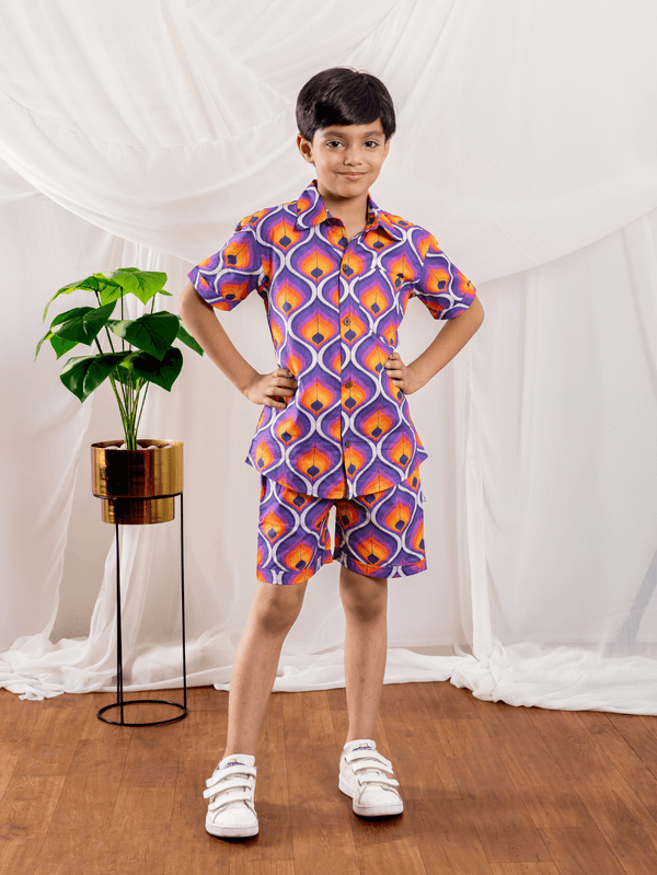 Regal Peacock Co-ord Set