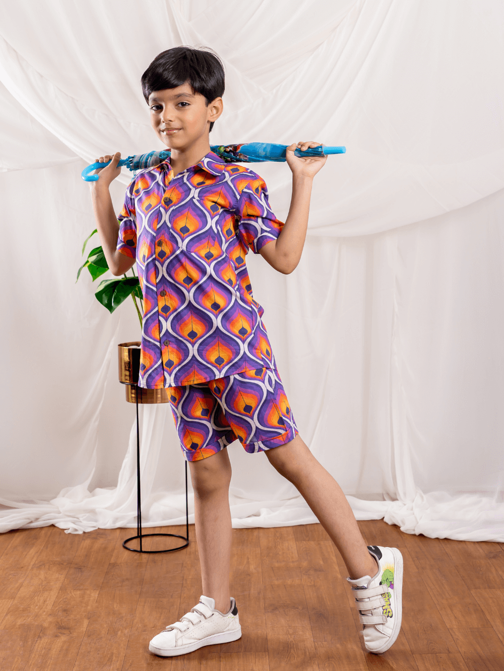 Regal Peacock Co-ord Set