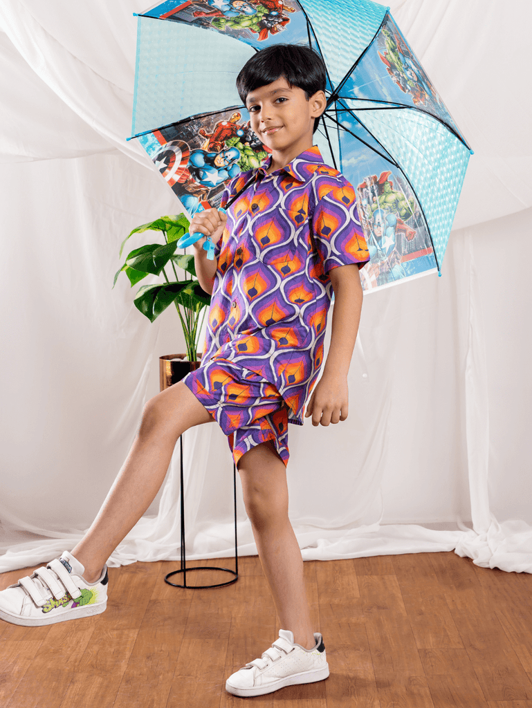 Regal Peacock Co-ord Set