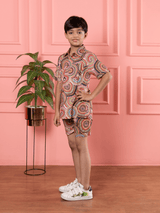 Colorburst Fashion Multicolor Co-Ord Set