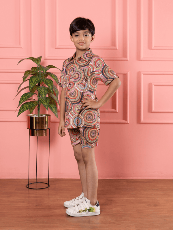 Colorburst Fashion Multicolor Co-Ord Set