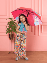 Bebe Unicorn Teal Top & Multicolor Palazzo Girls Clothing Set