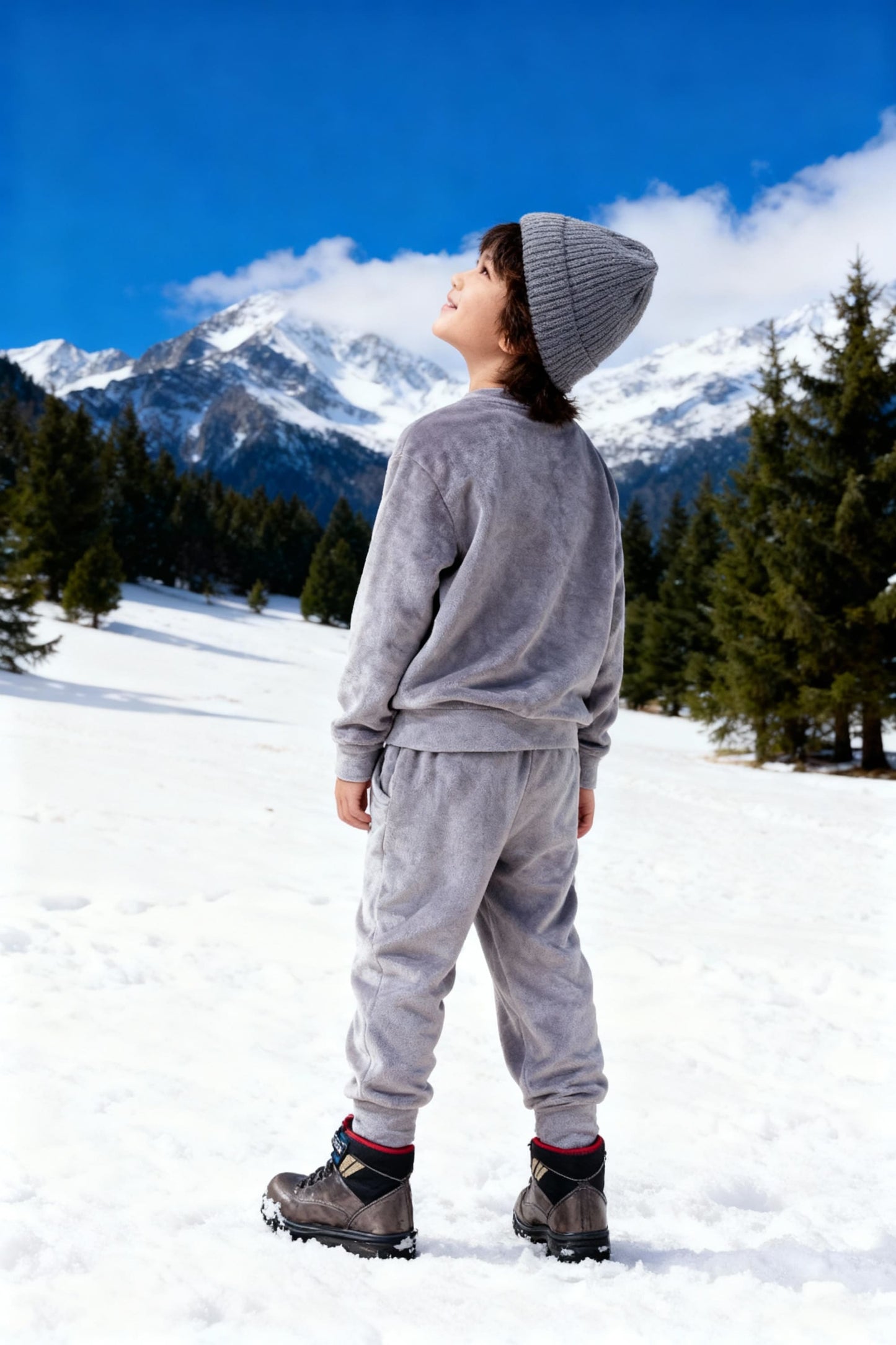 Bebe Unicorn Gender Neutral Super Soft Coord Sets Gray