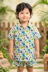 Boys Elephant Jungle Safari Coord Set