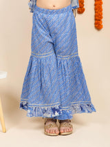 Blue Blossom Charm Set