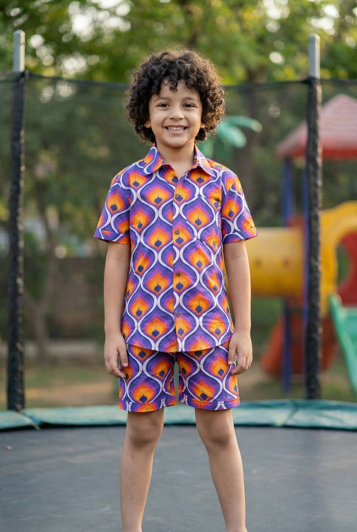 Regal Peacock Co-ord Set