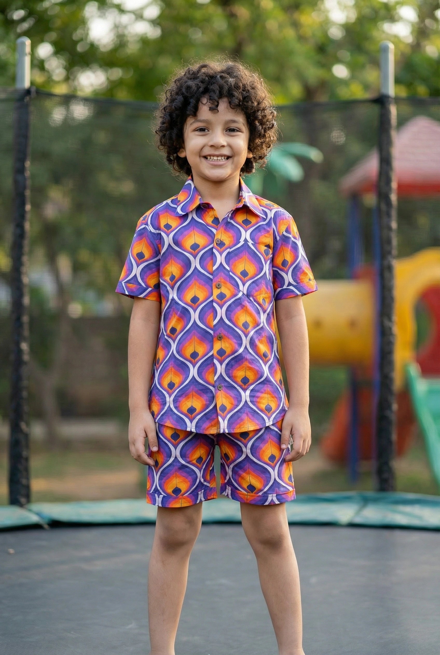 Regal Peacock Co-ord Set