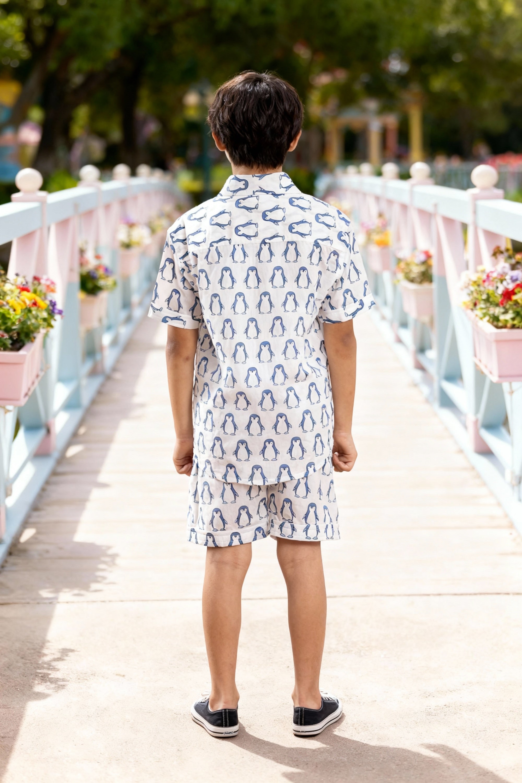 Blue and White Bliss Trendy Co-Ord Set