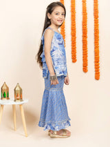 Blue Blossom Charm Set