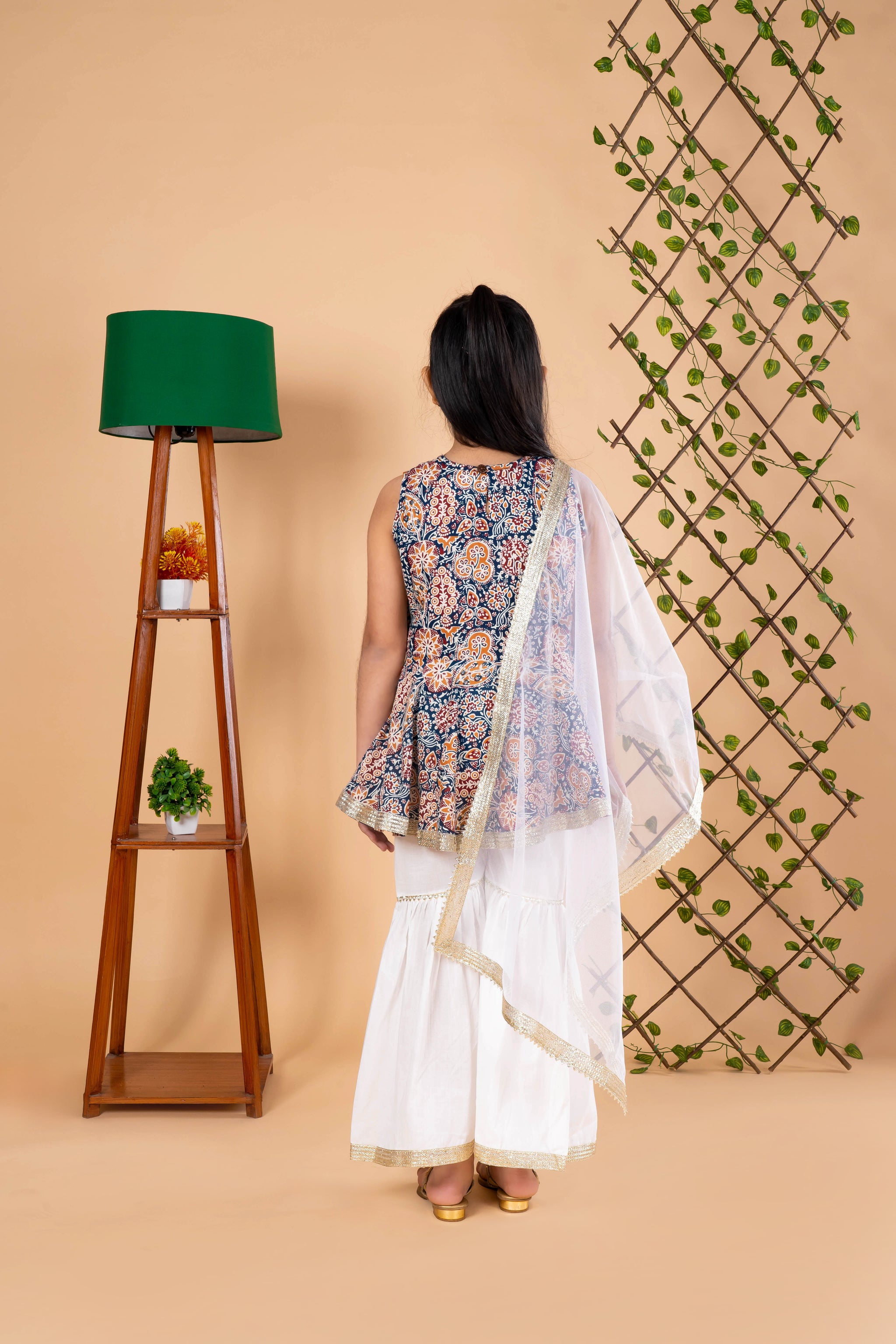 Pastel Printed Sharara Set with Dupatta