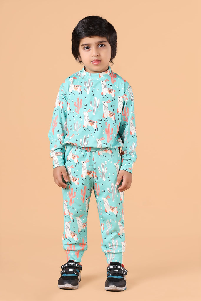 Bebe Unicorn Gender Neutral Looper Coord Set (Llama)