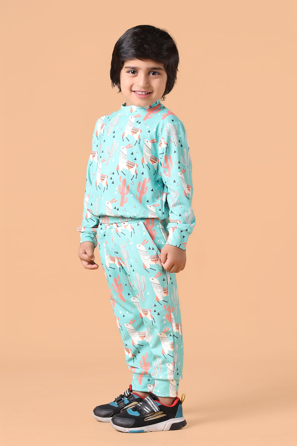 Bebe Unicorn Gender Neutral Looper Coord Set (Llama)