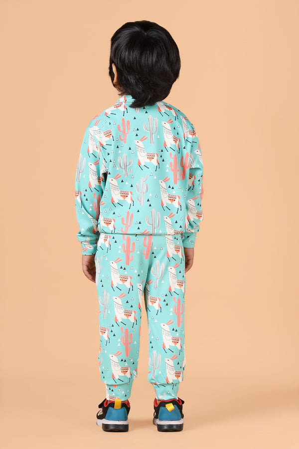 Bebe Unicorn Gender Neutral Looper Coord Set (Llama)