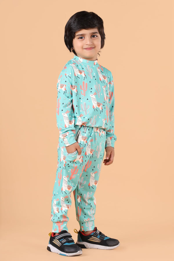 Bebe Unicorn Gender Neutral Looper Coord Set (Llama)