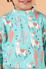 Bebe Unicorn Gender Neutral Looper Coord Set (Llama)