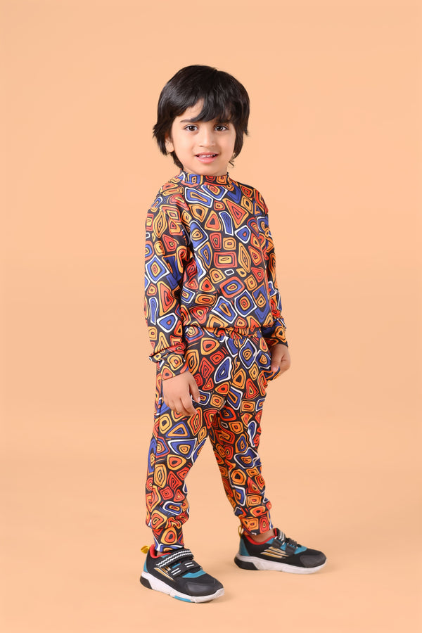 Bebe Unicorn Gender Neutral Looper Coord Set (African)