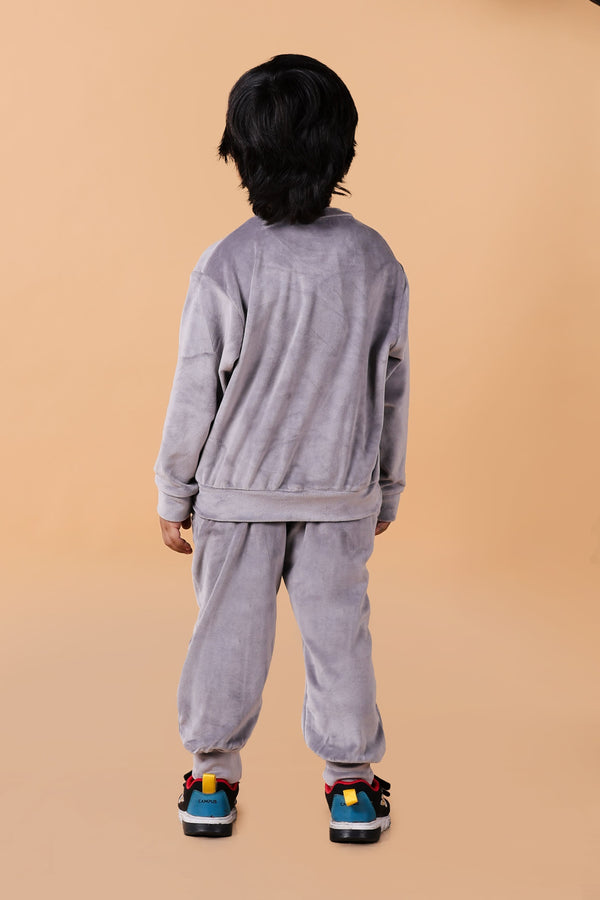 Bebe Unicorn Gender Neutral Super Soft Coord Sets Gray