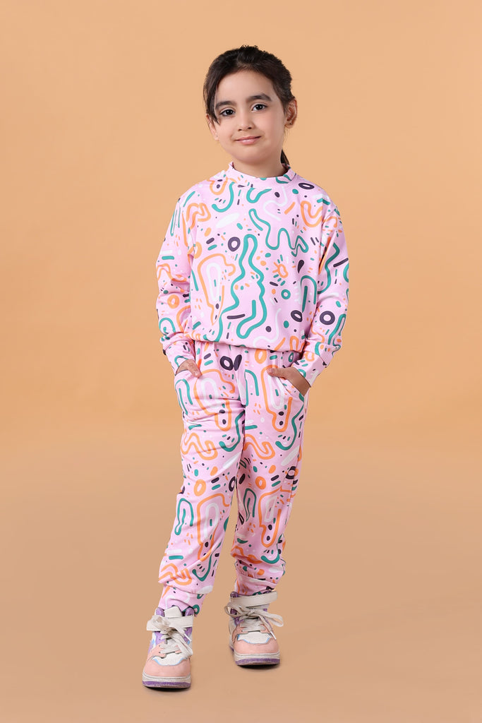 Bebe Unicorn Gender Neutral Looper Coord Set (Abstract)