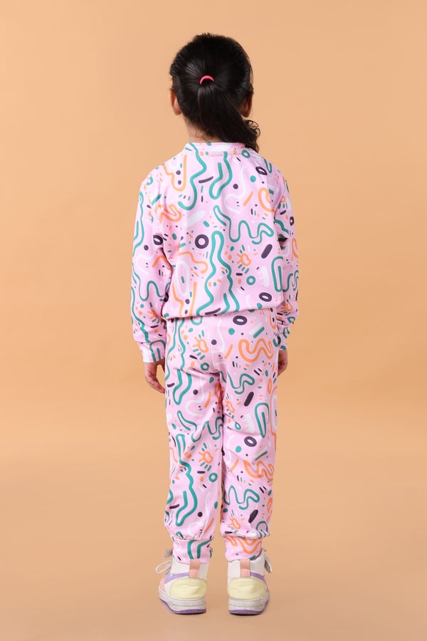 Bebe Unicorn Gender Neutral Looper Coord Set (Abstract)