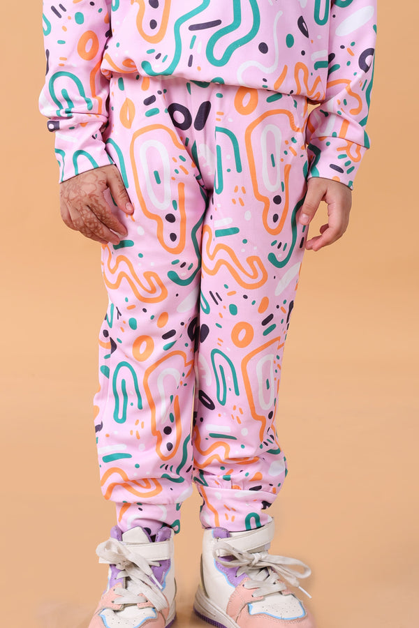 Bebe Unicorn Gender Neutral Looper Coord Set (Abstract)