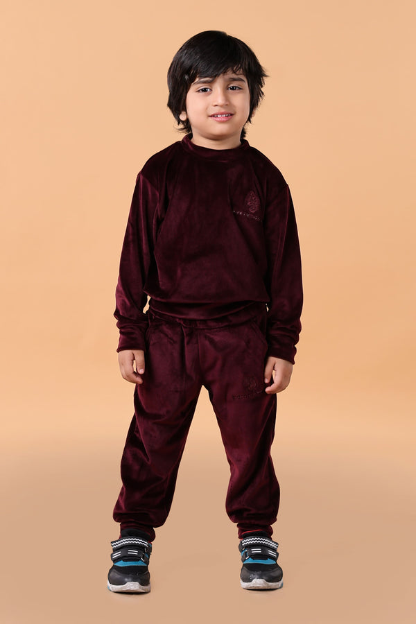Bebe Unicorn Gender Neutral Super Soft Coord Sets Wine