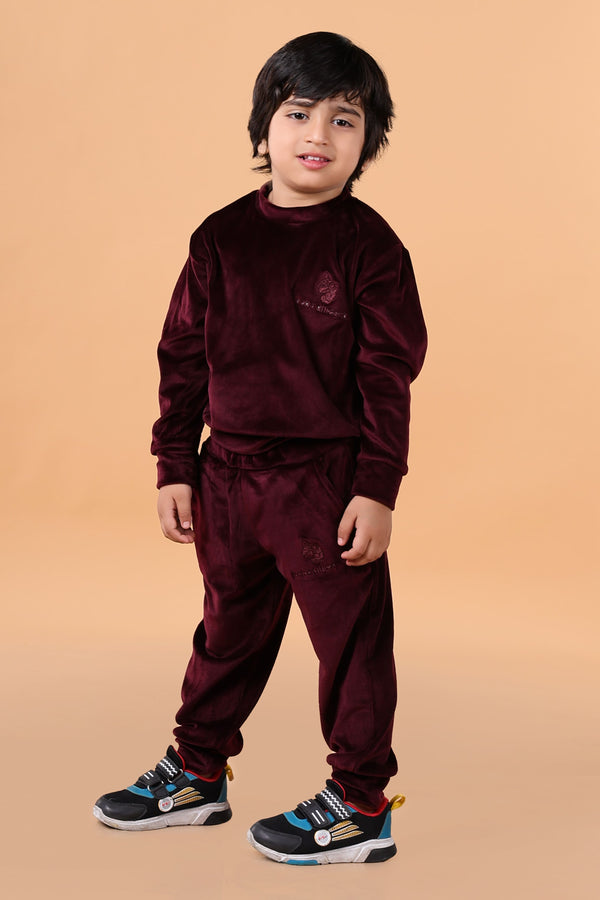 Bebe Unicorn Gender Neutral Super Soft Coord Sets Wine