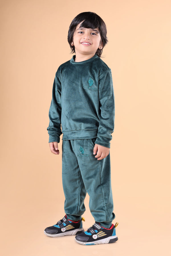 Bebe Unicorn Gender Neutral Super Soft Coord Sets Green