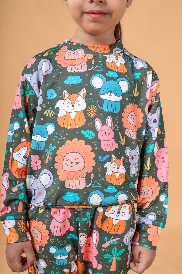Bebe Unicorn Gender Neutral Looper Coord Set (Animals)