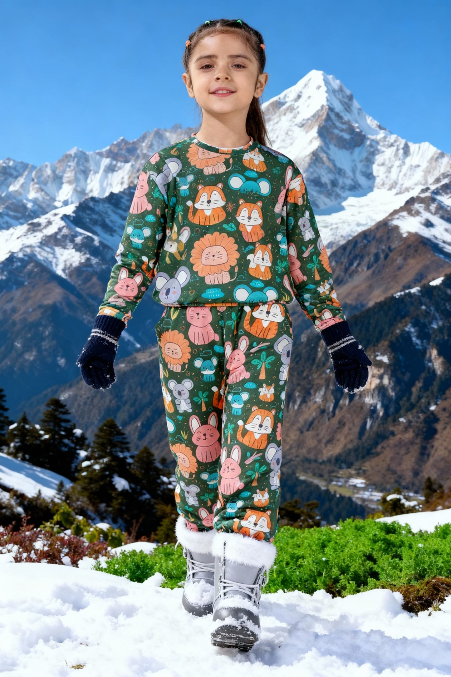 Bebe Unicorn Gender Neutral Looper Coord Set (Animals)