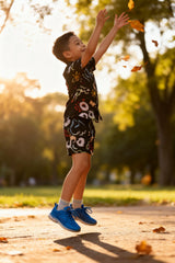 Printed Pure Cotton Boys Shirt & Shorts Coord Set Clothing Set